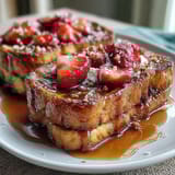 Spring Brunch Strawberry French Toast
