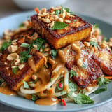 Thai Mango Salad Crispy Tofu