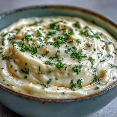 Warm Parsnip and Herb Soup, rich and comforting, ready to serve.