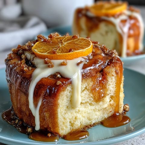 Soft Orange Swirled Rolls