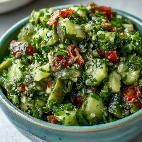 Tangy pickle de gallo salsa brimming with fresh cilantro and jalapeño, perfect for dipping.
