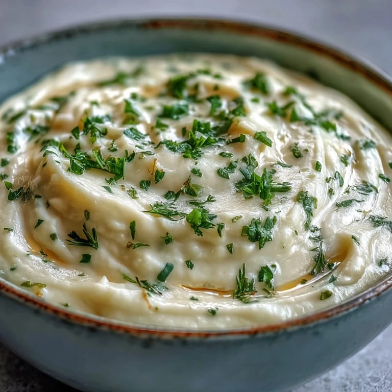 Warm Parsnip and Herb Soup, rich and comforting, ready to serve.