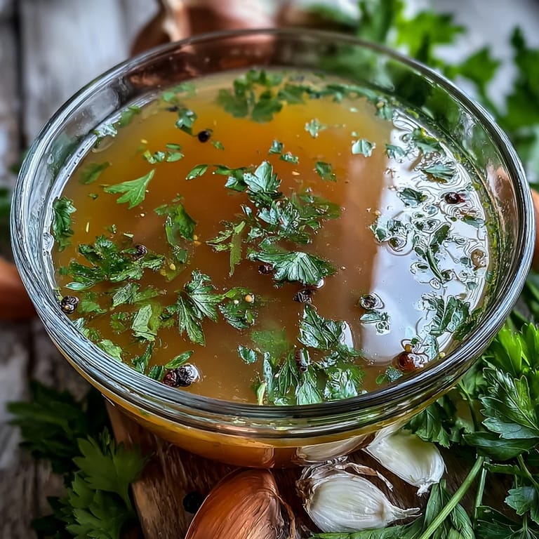 Rich homemade vegetable broth from scraps, a comforting, aromatic kitchen staple.