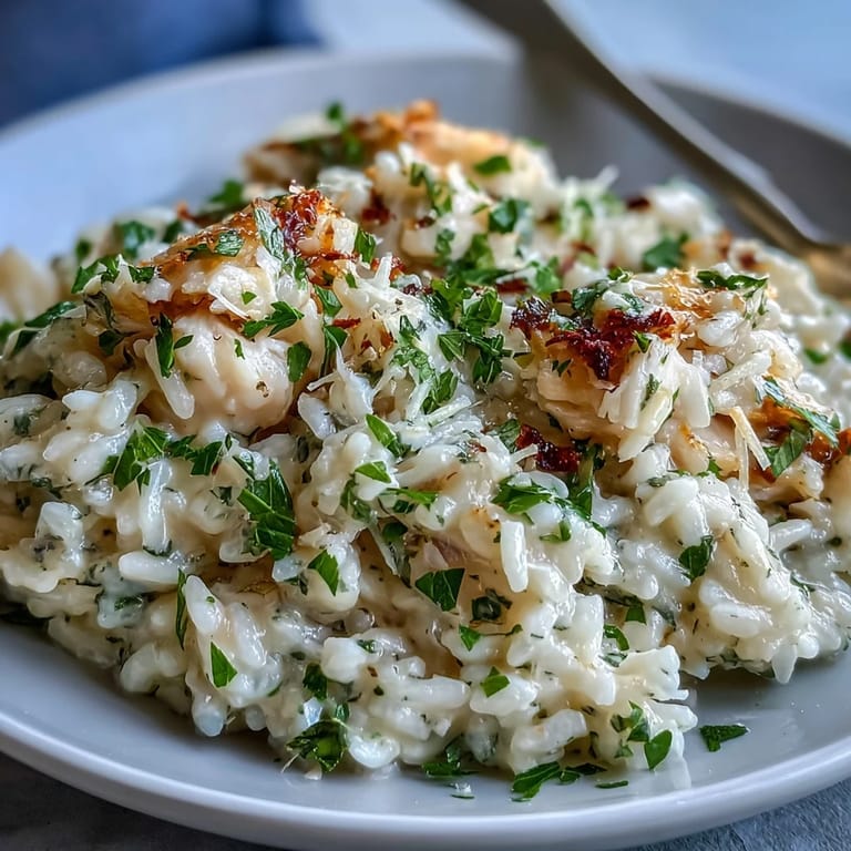 Flaky smoked haddock and tender Arborio rice make a comforting Smoked Haddock Risotto ready for dinner.