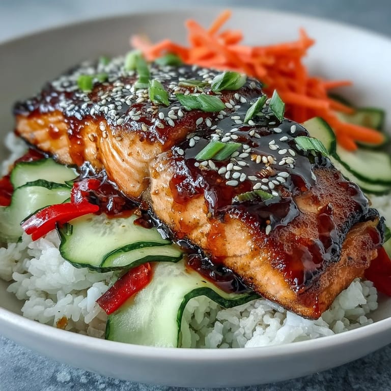 Ready in about 40 minutes, this pescatarian meal features edamame and colorful peppers.