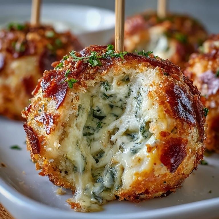 Savory cheddar dough encases tangy green olives, baked to golden perfection and threaded onto skewers for festive party snacks.